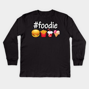 Foodie Funny food lover Gift Kids Long Sleeve T-Shirt